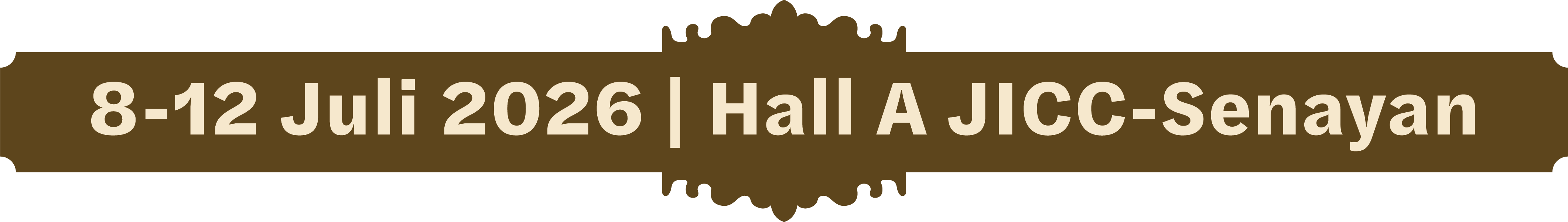 8-12 Juli 2026 | Hall A JICC Senayan